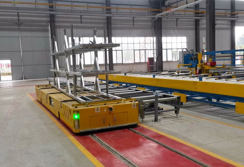 RGV軌道車，可有效提高制造運行效率