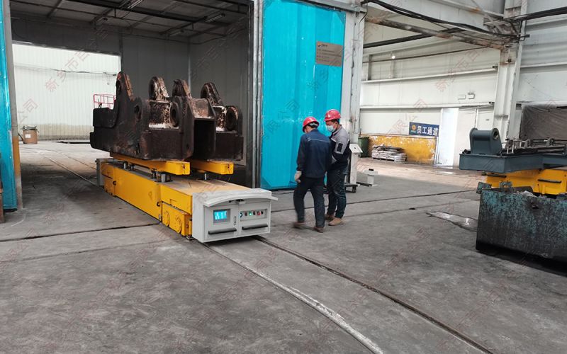 電動軌道地平車在噴砂、清洗、噴漆、烘干等噴涂工序中的應(yīng)用